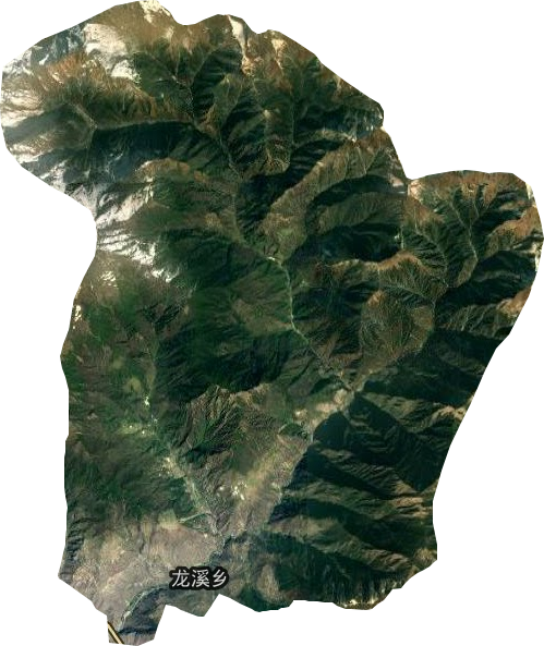 龍溪鄉(xiāng)衛(wèi)星圖