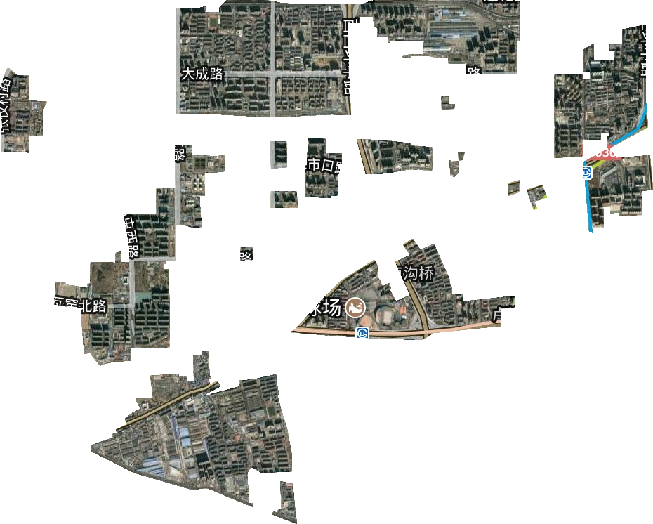 盧溝橋街道衛星圖