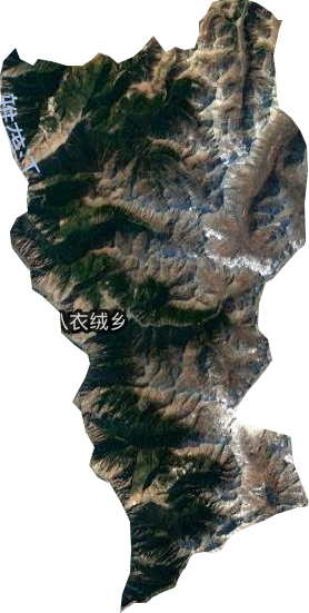 八衣絨鄉衛星圖