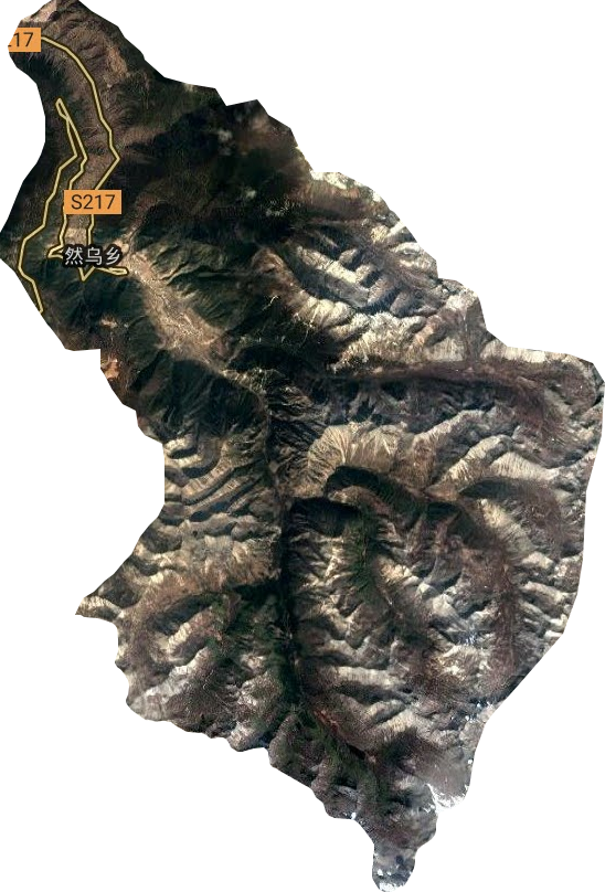 然烏鄉(xiāng)衛(wèi)星圖