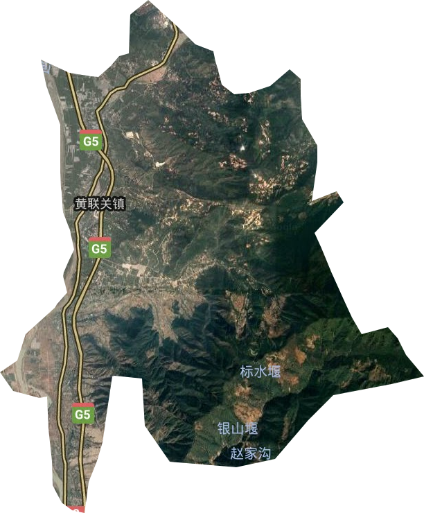 黃聯關鎮衛星圖