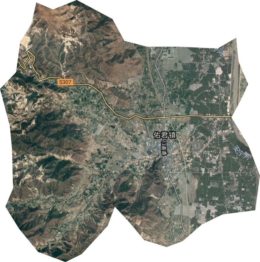 佑君鎮衛星圖
