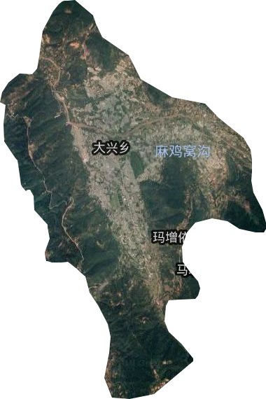大興鄉衛星圖