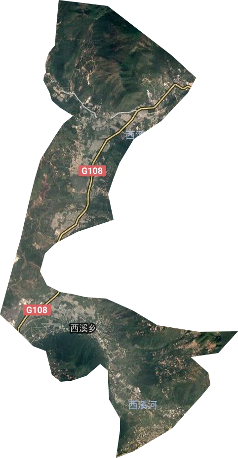 西溪鄉衛星圖