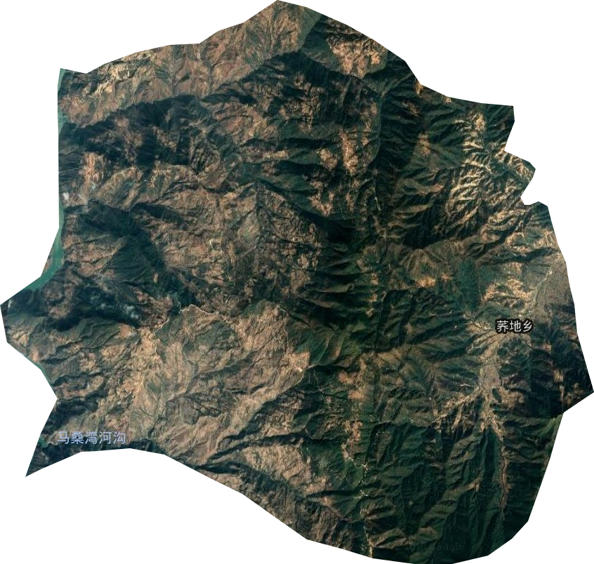 蕎地鄉衛星圖