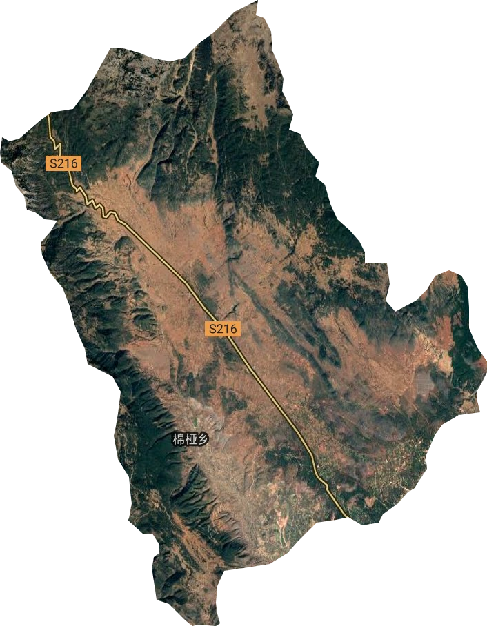 棉椏鄉衛星圖