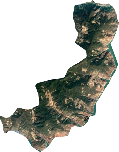 大坡蒙古族鄉衛星圖