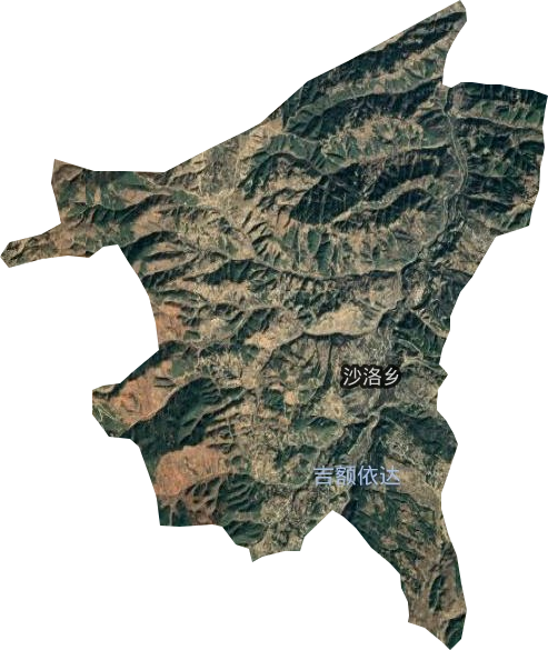 沙洛鄉衛星圖