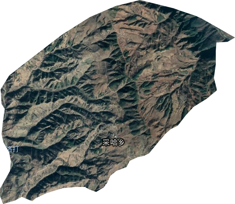 采哈鄉衛星圖