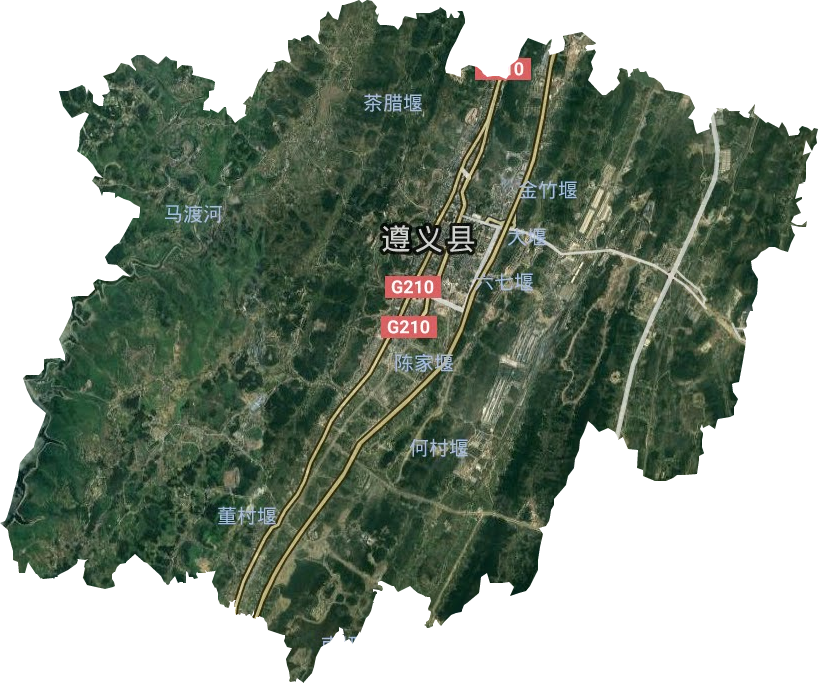 南白鎮(zhèn)衛(wèi)星圖