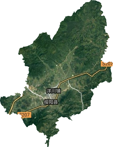 洋川鎮(zhèn)衛(wèi)星圖