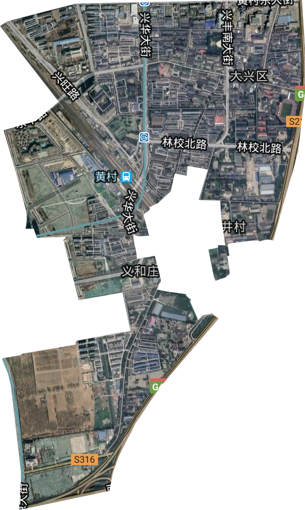 林校路街道衛星圖