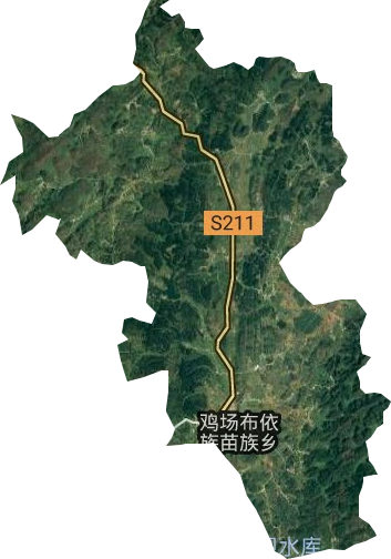 雞場(chǎng)布依族苗族鄉(xiāng)衛(wèi)星圖