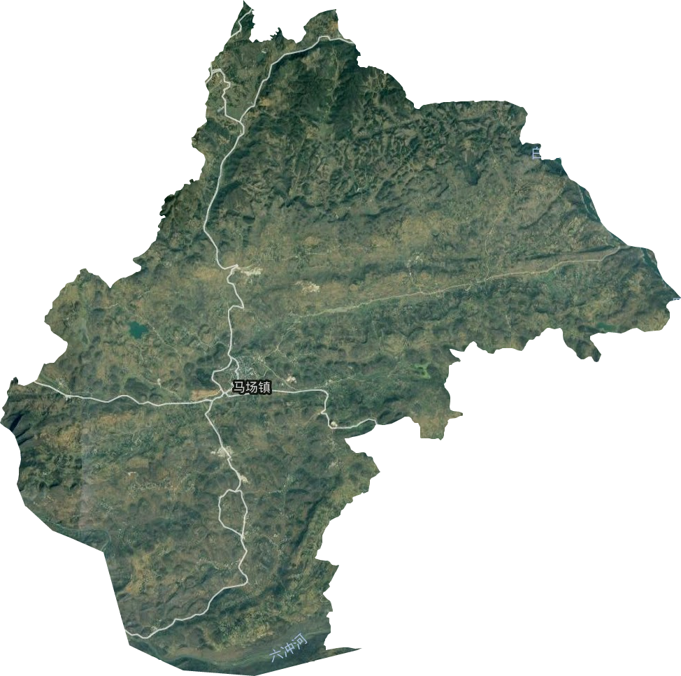 馬場鎮衛星圖