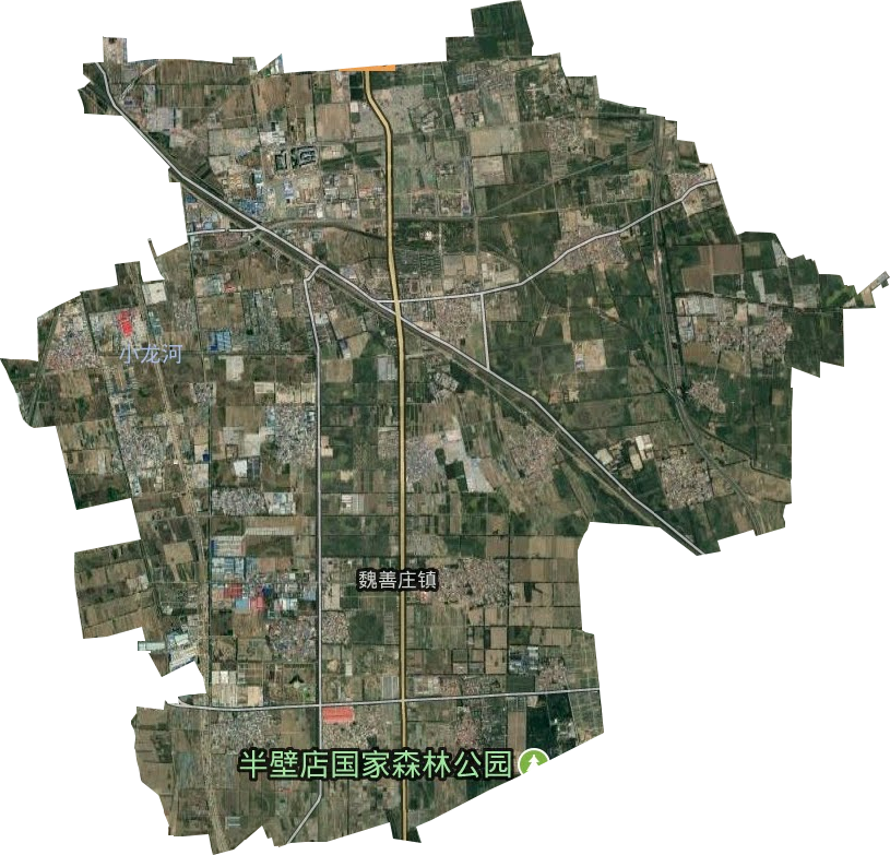 魏善莊鎮(zhèn)衛(wèi)星圖