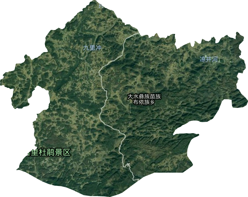 大水鄉衛星圖