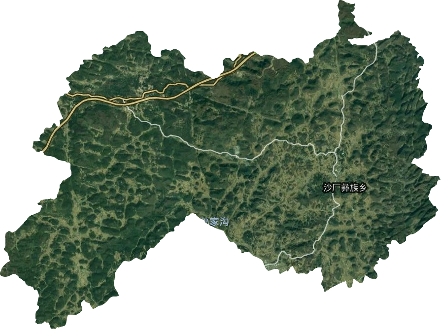 沙廠鄉衛星圖