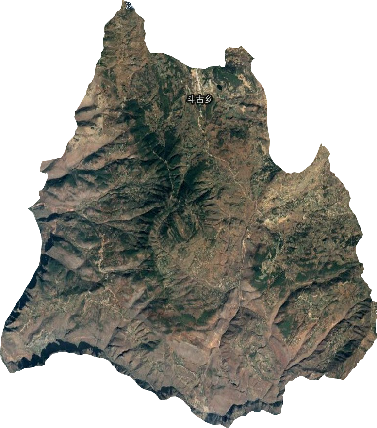 斗古鄉(xiāng)衛(wèi)星圖