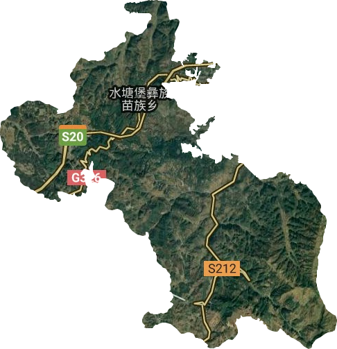 水塘堡鄉(xiāng)衛(wèi)星圖