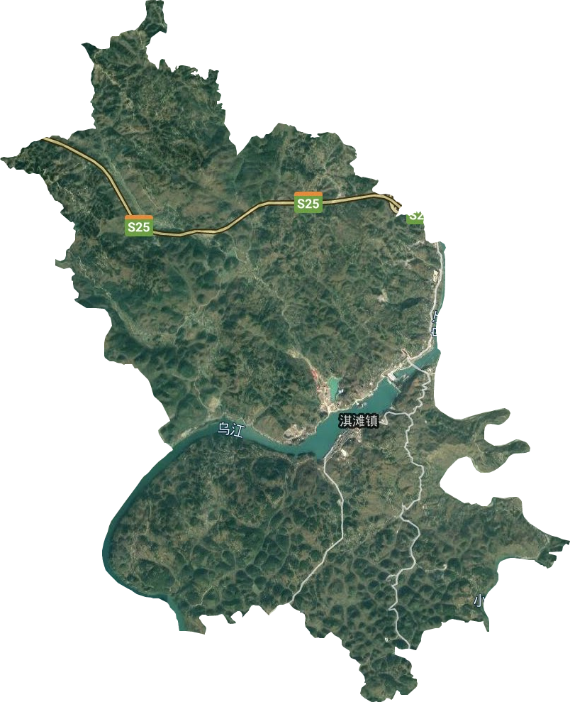 淇灘鎮(zhèn)衛(wèi)星圖
