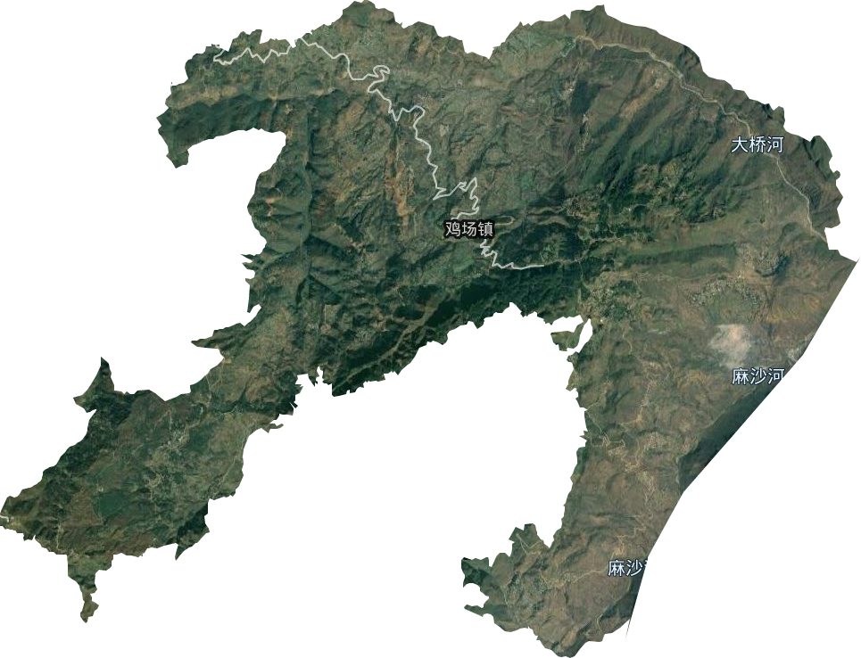 雞場鎮(zhèn)衛(wèi)星圖