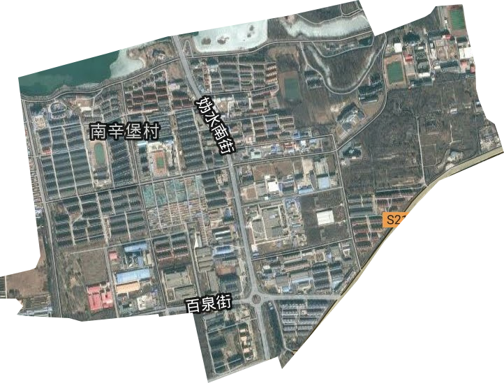 百泉街道衛星圖