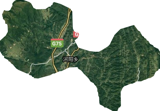 河陽鄉衛星圖