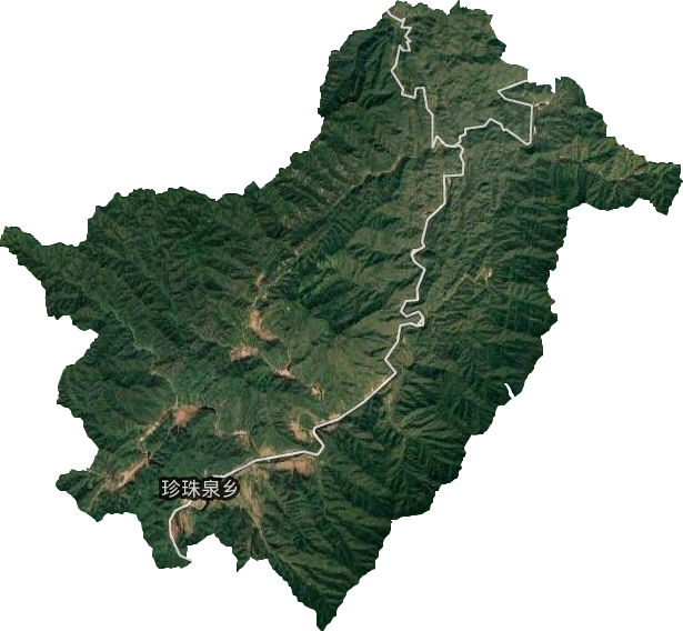 珍珠泉鄉(xiāng)衛(wèi)星圖