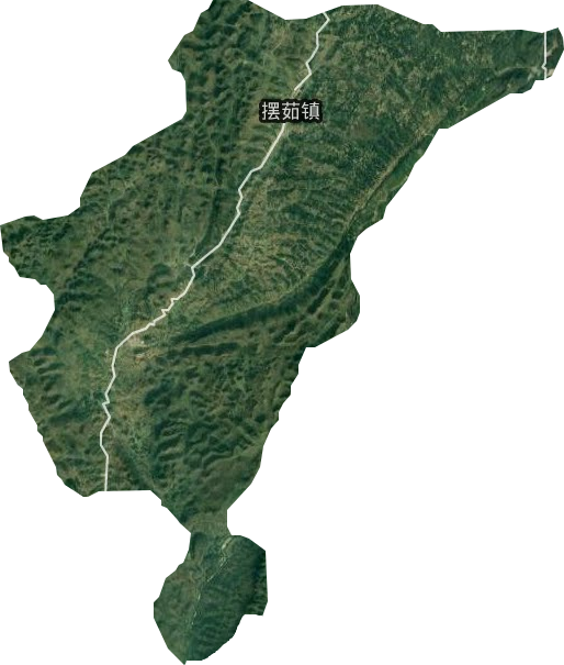 擺茹鎮衛星圖