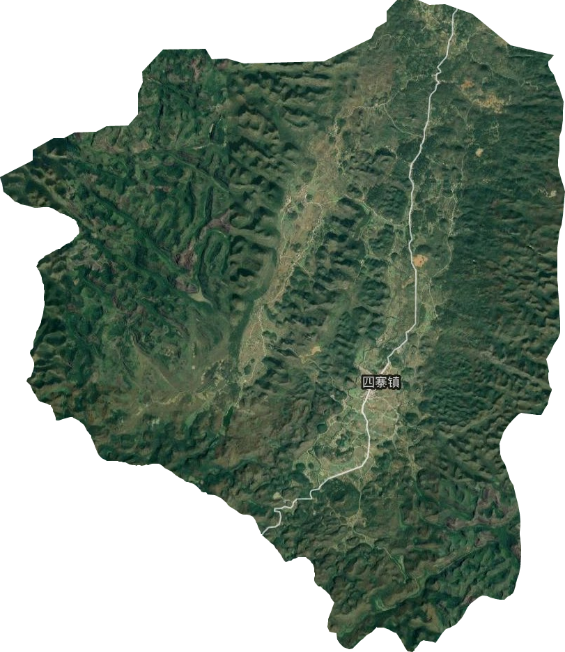 四寨鎮衛星圖