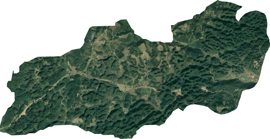 擺塘鄉衛星圖