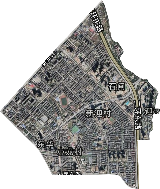 東華街道衛星圖