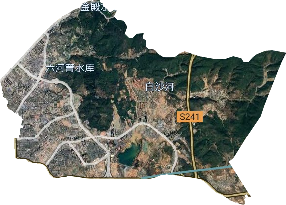 青云街道衛星圖