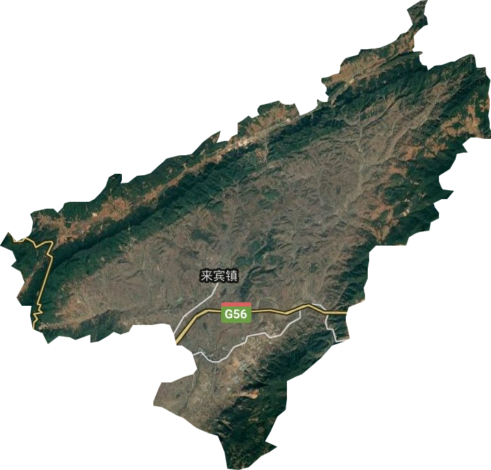 來賓鎮衛星圖