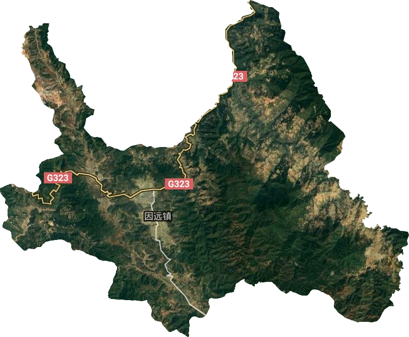 因遠鎮衛星圖