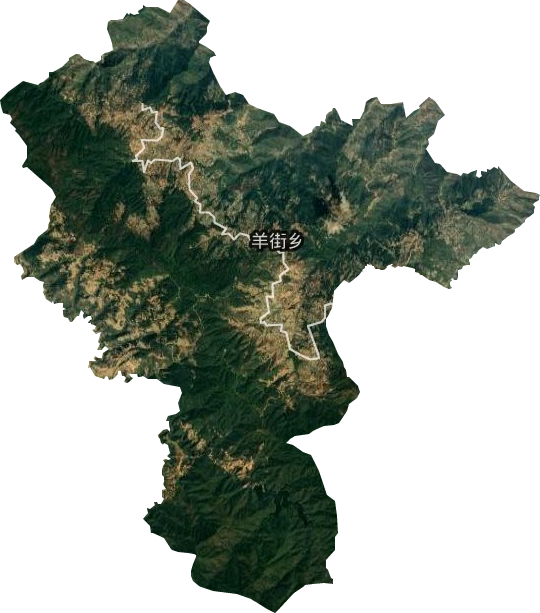 羊街鄉衛星圖