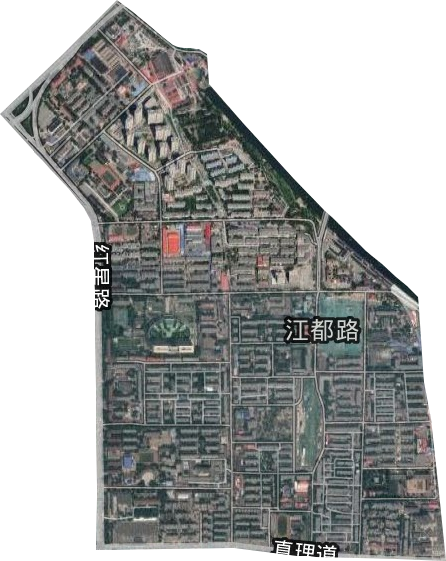 江都路街道衛(wèi)星圖