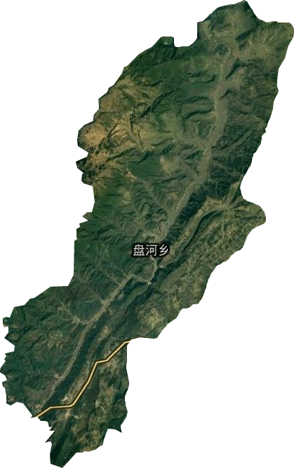 盤河鎮衛星圖
