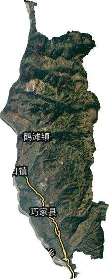 白鶴灘鎮(zhèn)衛(wèi)星圖