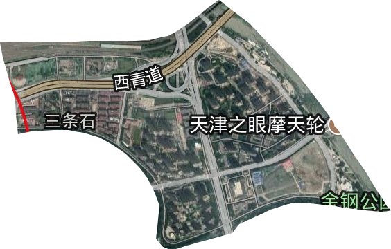三條石街道衛星圖