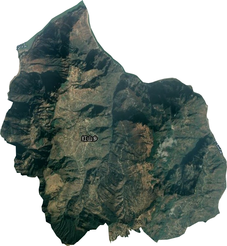 紅山鄉衛星圖