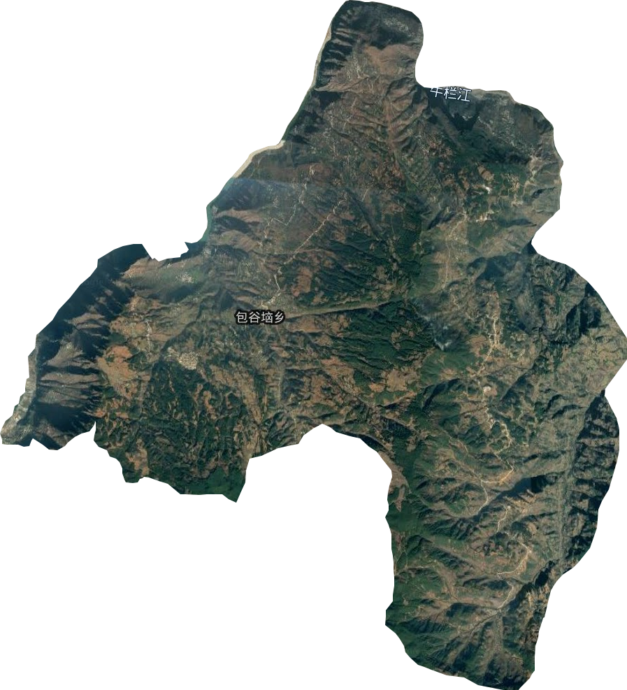 包谷垴鄉(xiāng)衛(wèi)星圖