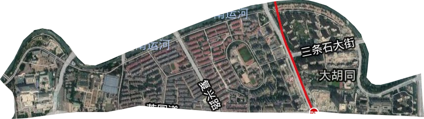芥園街道衛星圖