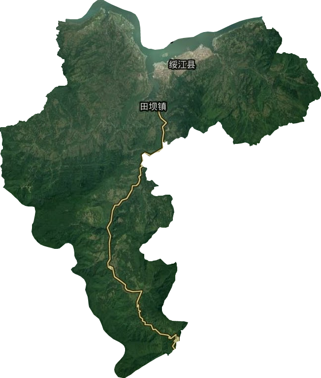 中城鎮衛星圖