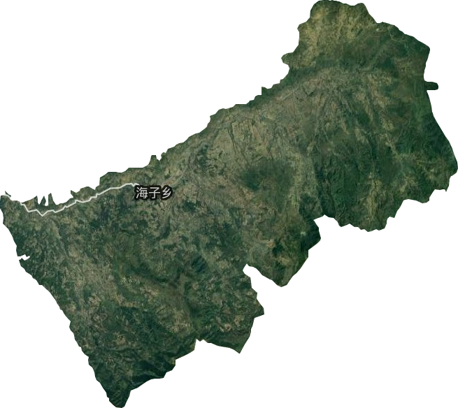 海子鎮衛星圖