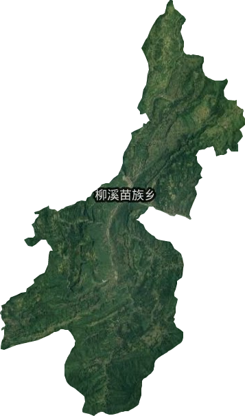 柳溪苗族鄉(xiāng)衛(wèi)星圖