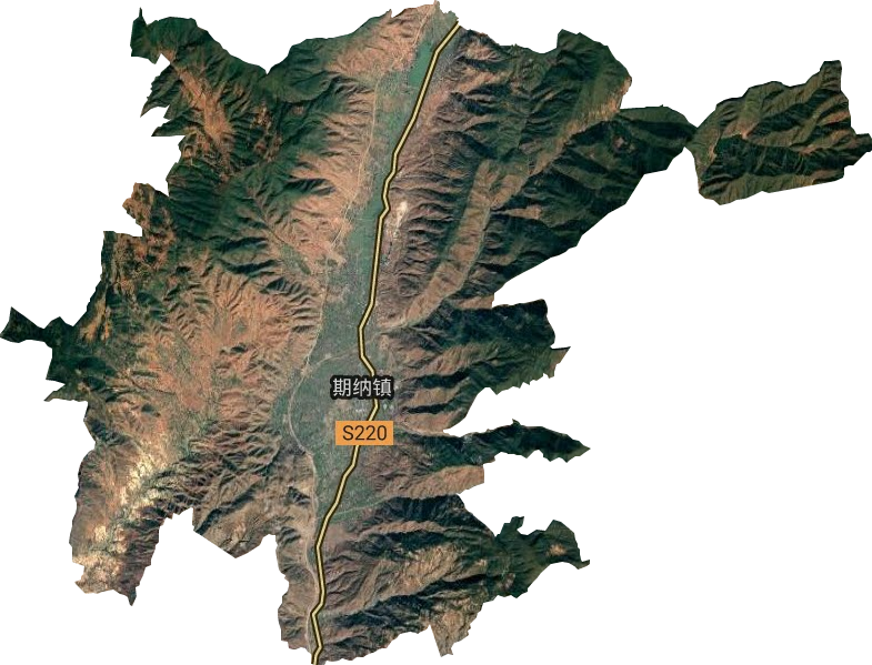期納鎮衛星圖