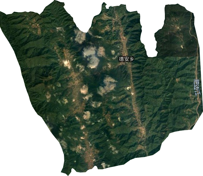 德安鄉衛星圖