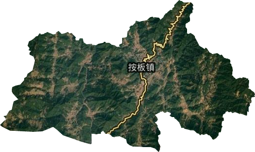 按板鎮衛星圖