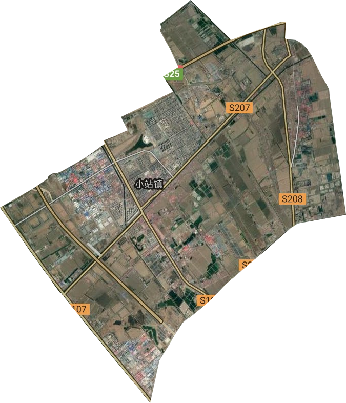 小站鎮(zhèn)衛(wèi)星圖